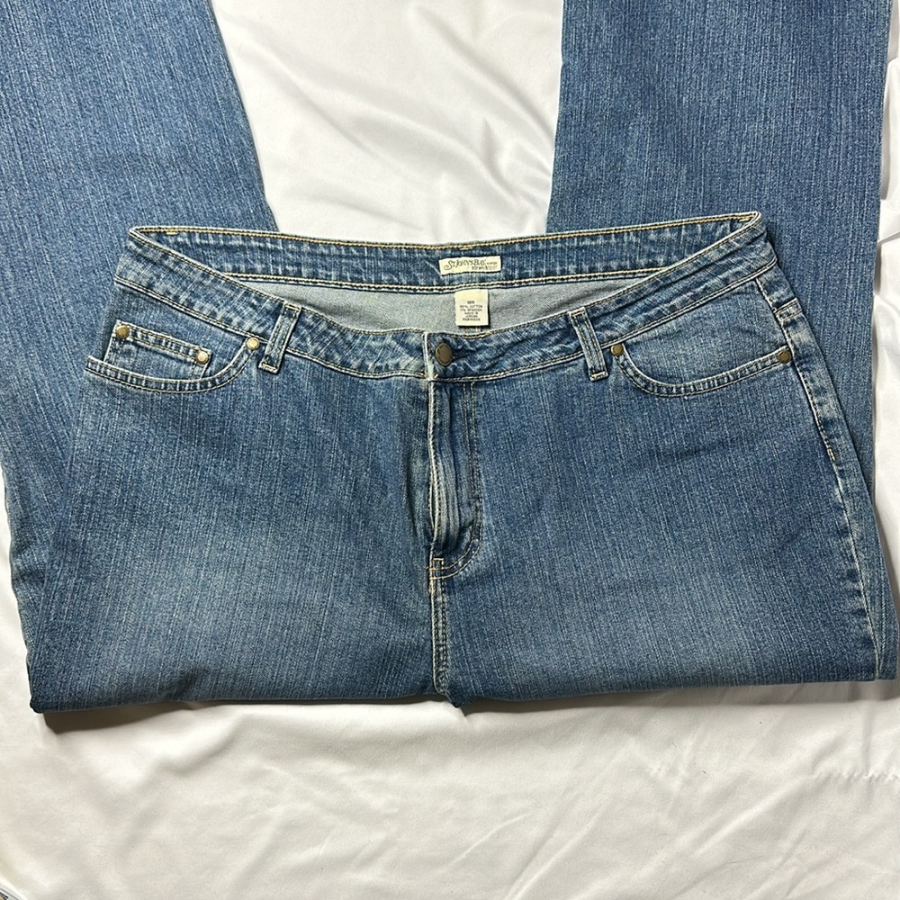 St Johns Bay Medium Wash Bootcut Denim - Picture 4 of 5